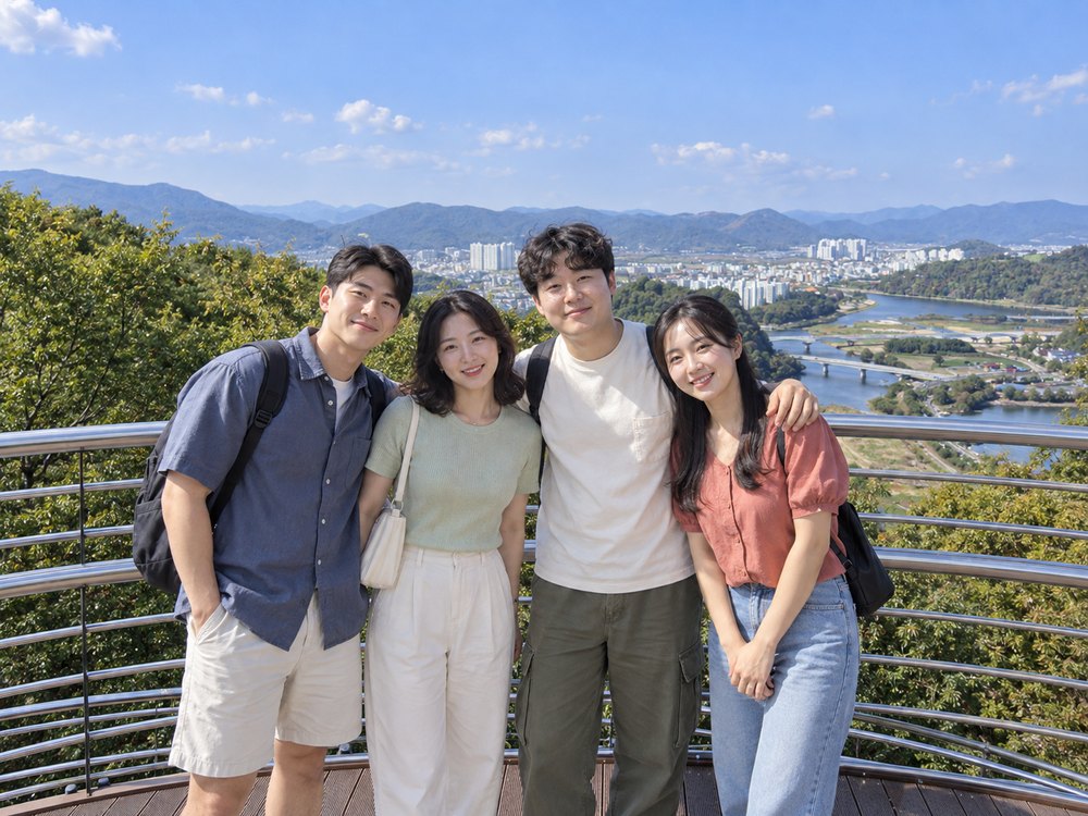 관광지 특징이 잘 보이는 사진
